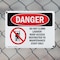 Signmission Do Not Climb Ladder Roof Access Danger Sign, Plastic, 10in W x 7in L, 2PK OS-2PACK-DS-P-710-L-2091 - alternate 5